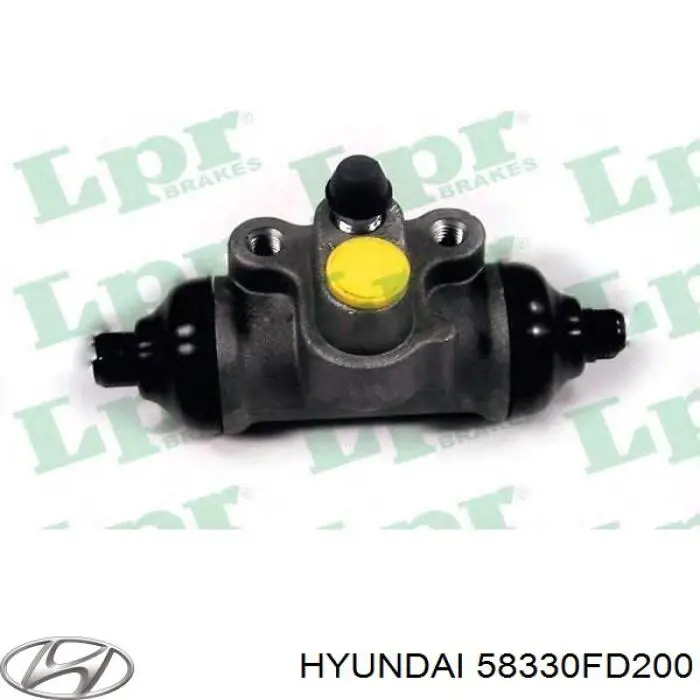 58330FD200 Hyundai/Kia Циліндр гальмівний колісний/робітник, задній