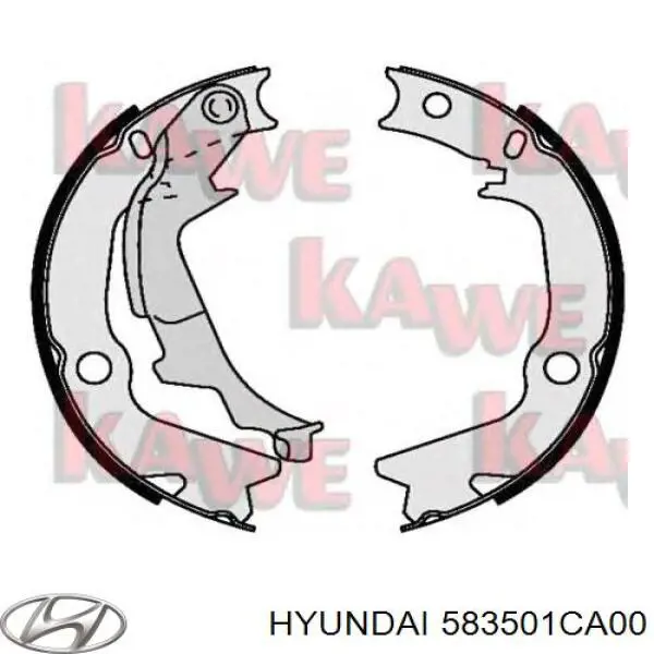 Колодки ручника 583501CA00 Hyundai/Kia