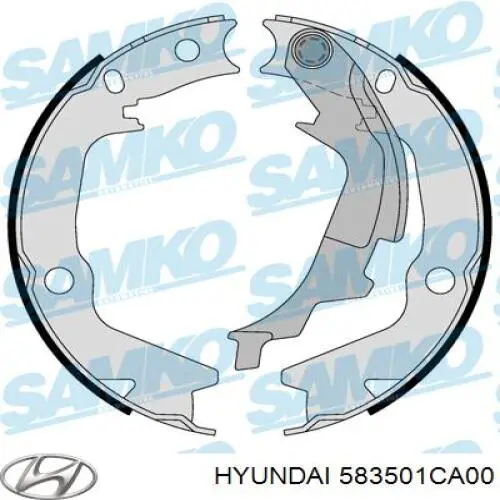 Купити 583501CA00 Hyundai/Kia Гальмівні колодки гальма стоянки