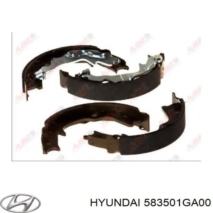 Колодки ручника / стоянкового гальма Hyundai/Kia 583501GA00 ціна, від 23.06 USD