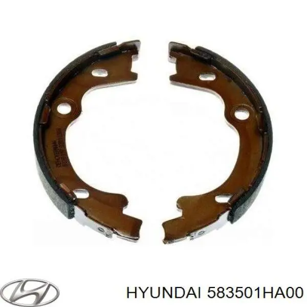 583501HA00 Hyundai/Kia колодки ручника/стоянкового гальма
