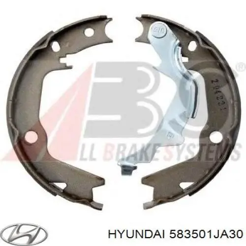 583501JA30 Hyundai/Kia Гальмівні колодки ручника