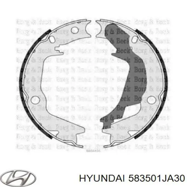 Купити 583501JA30 Hyundai/Kia Гальмівні колодки гальма стоянки