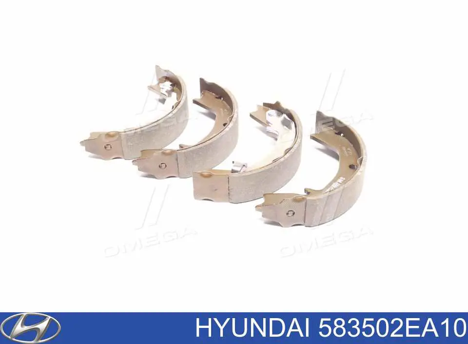 583502EA10 Hyundai/Kia колодки ручника/стоянкового гальма