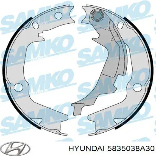 Купити 5835038A30 Hyundai/Kia Гальмівні колодки гальма стоянки