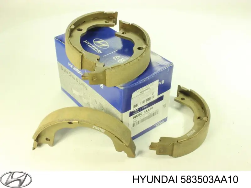 Колодки ручника / стоянкового гальма Hyundai/Kia 583503AA10 ціна, від 20.50 USD