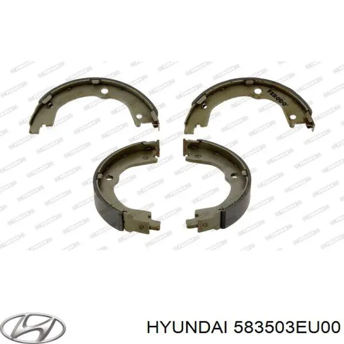 583503EU00 Hyundai/Kia Гальмівні колодки ручника