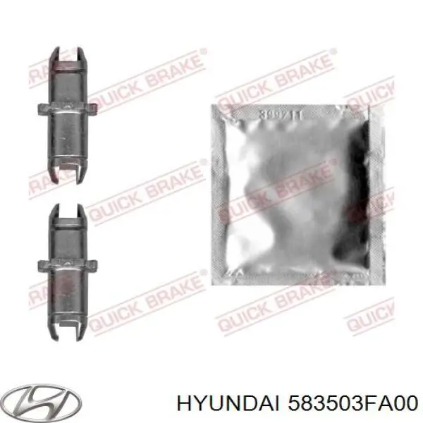 Купити 583503FA00 Hyundai/Kia Гальмівні колодки гальма стоянки