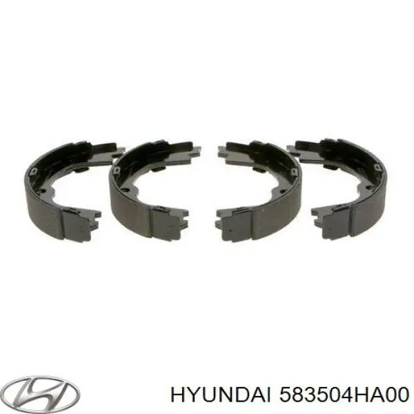 Колодки ручника / стоянкового гальма Hyundai/Kia 583504HA00 ціна, від 23.50 USD