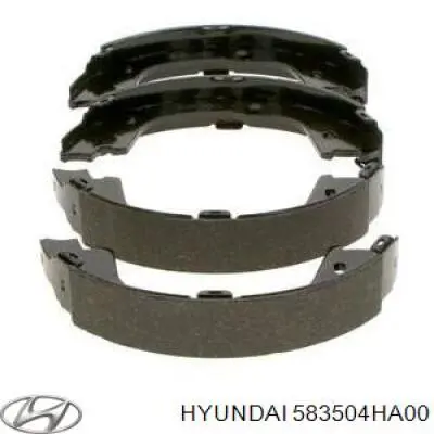 Купити 583504HA00 Hyundai/Kia Гальмівні колодки гальма стоянки