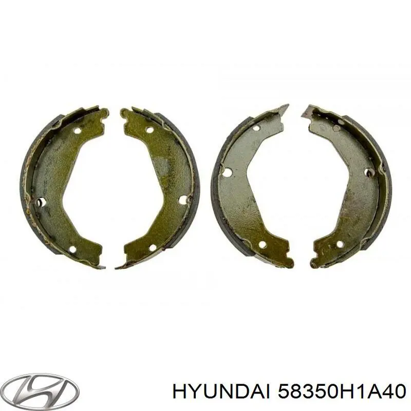 Купити 58350H1A40 Hyundai/Kia Гальмівні колодки гальма стоянки