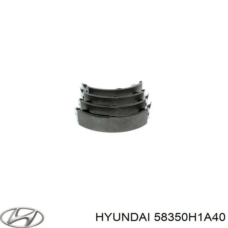 Колодки стоянкового гальма Hyundai/Kia 58350H1A40