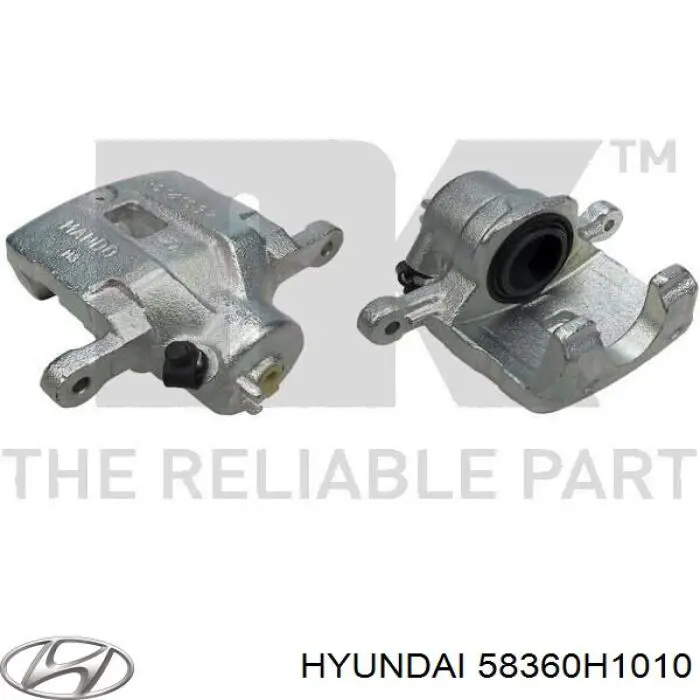 58360H1010 Hyundai/Kia Супорт гальмівний задній правий