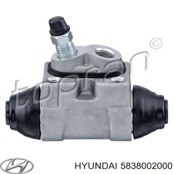 Циліндр гальмівний колісний/робітник, задній 5838002000 Hyundai/Kia