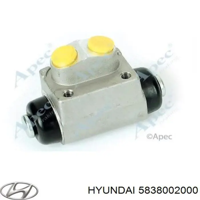 5838002000 Hyundai/Kia циліндр гальмівний колісний/робітник, задній