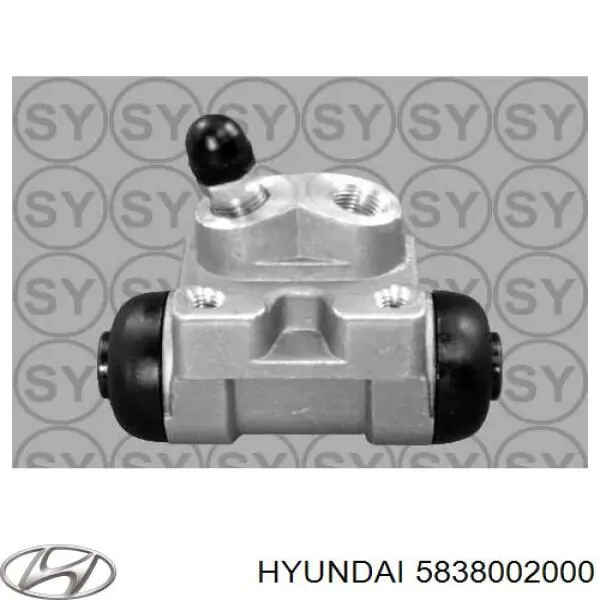Купити 5838002000 Hyundai/Kia Циліндр гальмівний колісний/робітник, задній