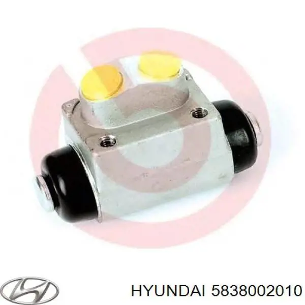 5838002010 Hyundai/Kia циліндр гальмівний колісний/робітник, задній