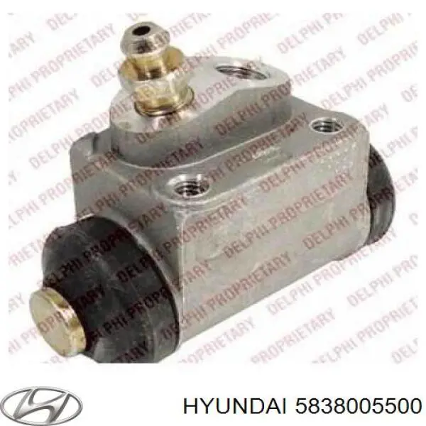Циліндр гальмівний колісний/робочий, задній Hyundai/Kia 5838005500 ціна, від 16.04 USD