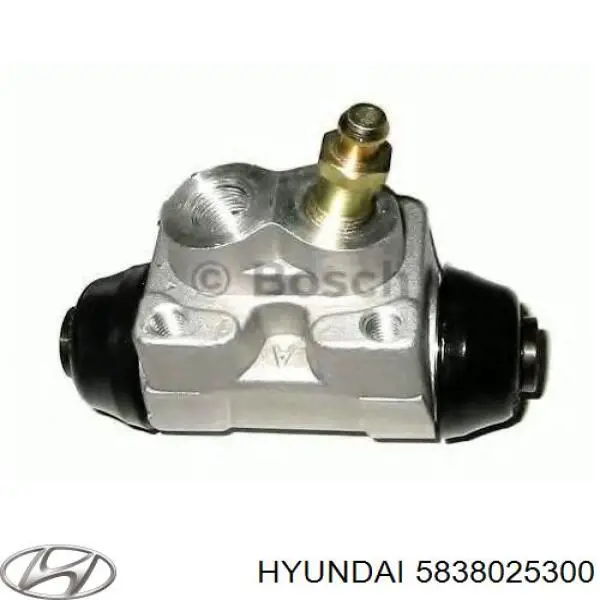 Циліндр гальмівний колісний/робітник, задній 5838025300 Hyundai/Kia