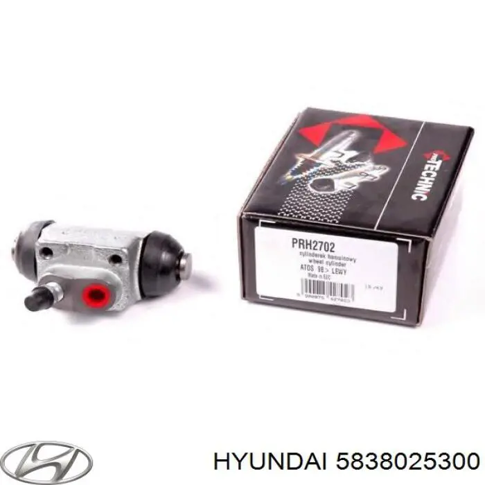 Циліндр гальмівний колісний/робочий, задній Hyundai/Kia 5838025300 ціна, від 8.14 USD