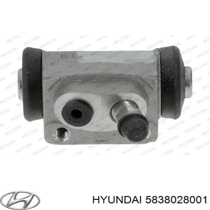 Купити 5838028001 Hyundai/Kia Циліндр гальмівний колісний/робітник, задній