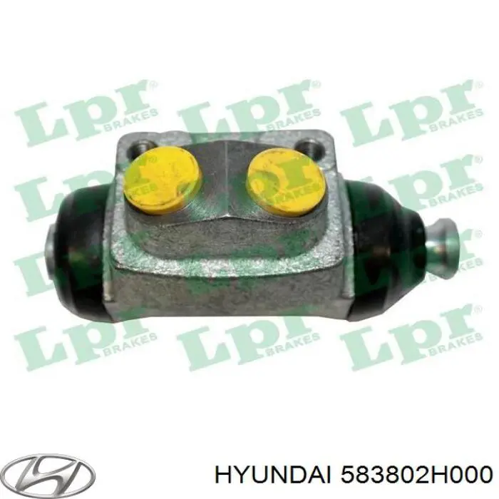 Циліндр гальмівний колісний/робітник, задній Hyundai/Kia 583802H000