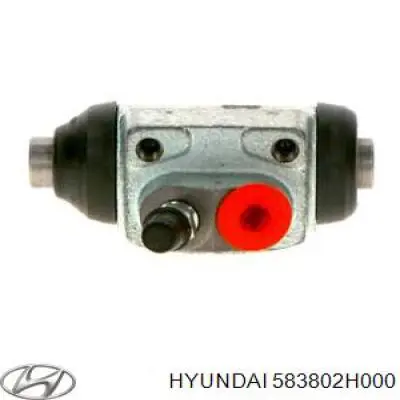 Циліндр гальмівний колісний/робочий, задній Hyundai/Kia 583802H000 ціна, від 10.61 USD