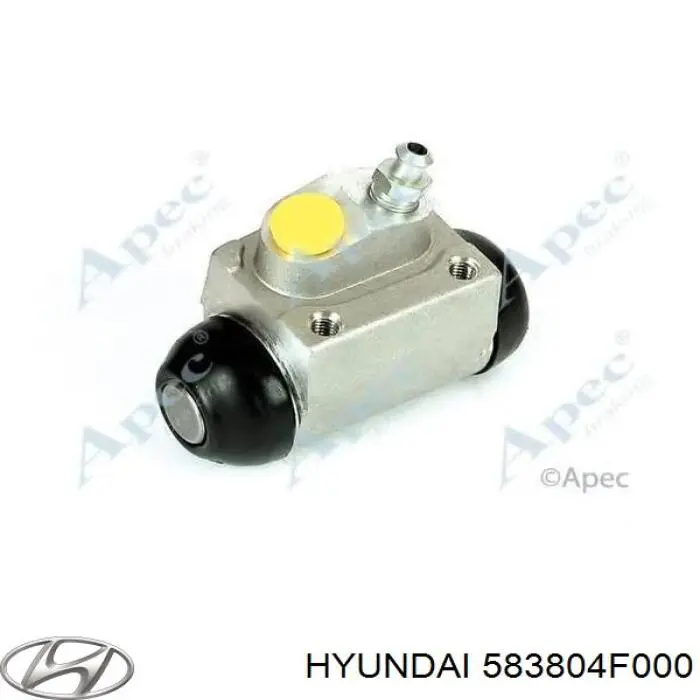 Циліндр гальмівний колісний/робочий, задній Hyundai/Kia 583804F000 ціна, від 26.11 USD