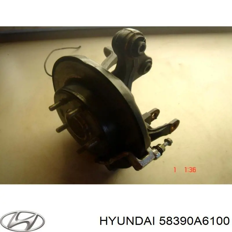 58390A6100 Hyundai/Kia Захист гальмівного диска заднього, правого