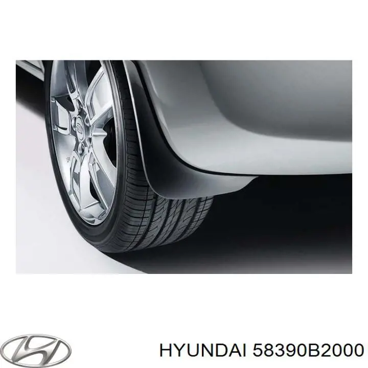Купити 58390B2000 Hyundai/Kia Захист гальмівного диска заднього, лівого
