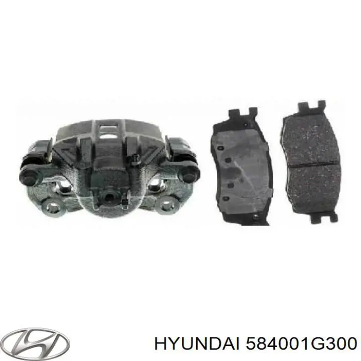 Супорт задній правий 584001G300 Hyundai/Kia
