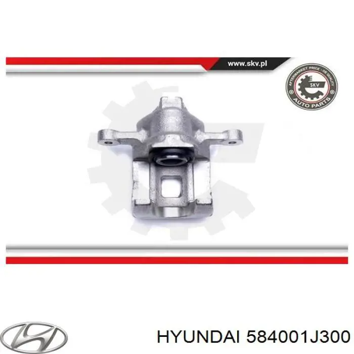 Супорт гальмівний задній правий Hyundai/Kia 584001J300