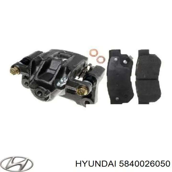 Супорт гальмівний задній правий Hyundai/Kia 5840026050 ціна, від 23.48 USD