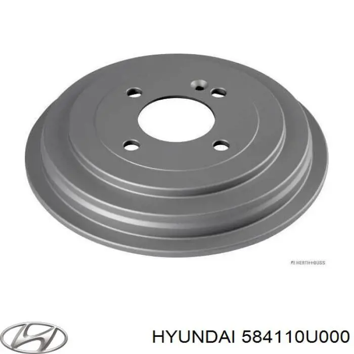 584110U000 Hyundai/Kia Барабан гальмівний задній