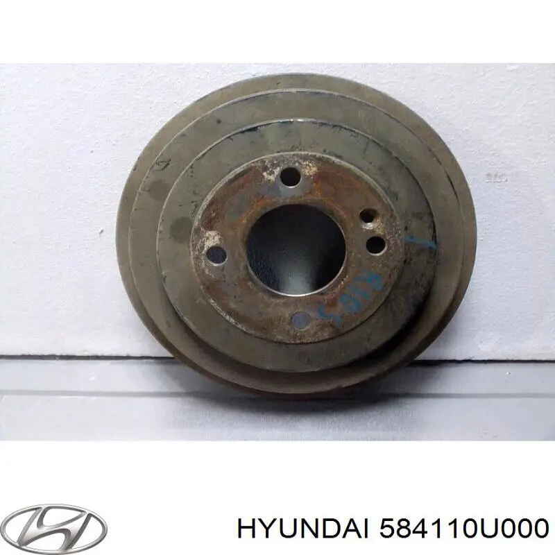 Барабан гальмівний задній Hyundai/Kia 584110U000 ціна, від 31.12 USD