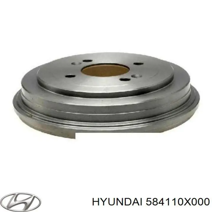 Барабан гальмівний задній Hyundai/Kia 584110X000 ціна, від 27.41 USD