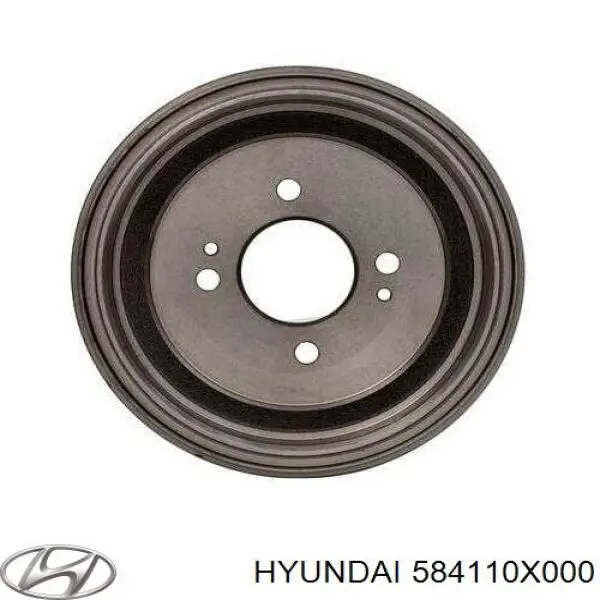 Купити 584110X000 Hyundai/Kia Барабан гальмівний задній