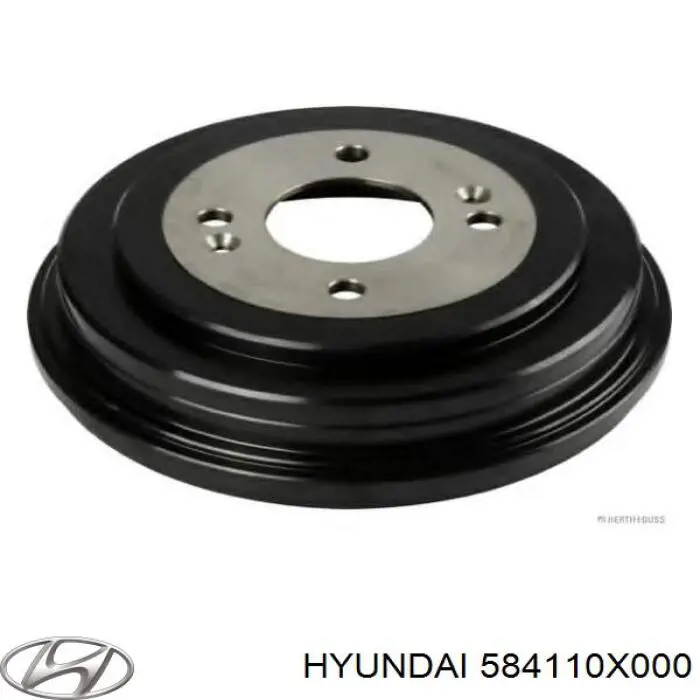 584110X000 Hyundai/Kia барабан гальмівний задній