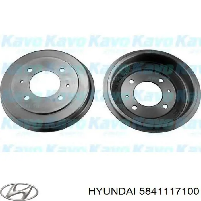 5841117100 Hyundai/Kia барабан гальмівний задній