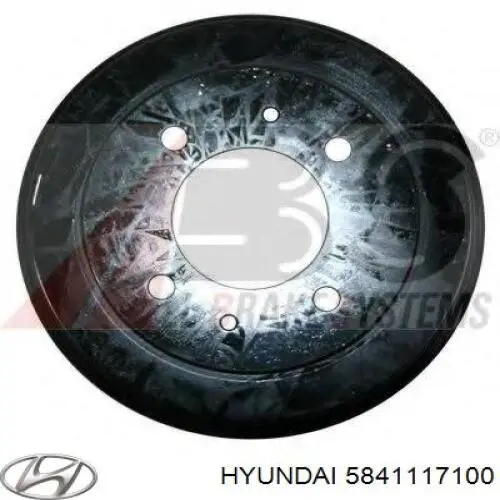 Барабан гальмівний задній Hyundai/Kia 5841117100 ціна, від 25.24 USD