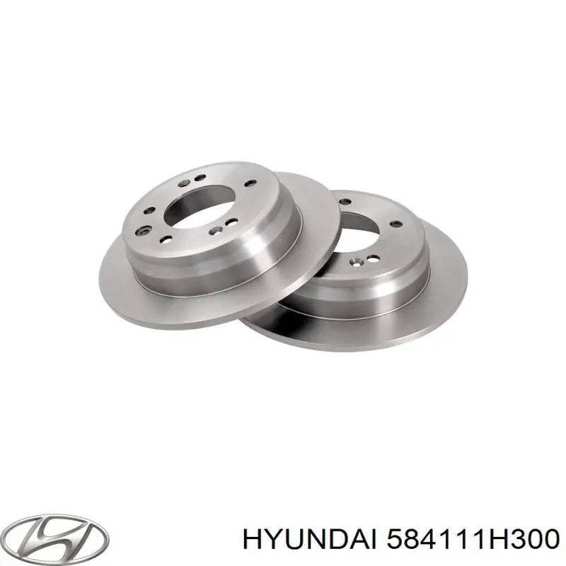 Задні дискові гальма Hyundai/Kia 584111H300 ціна, від 24.17 USD