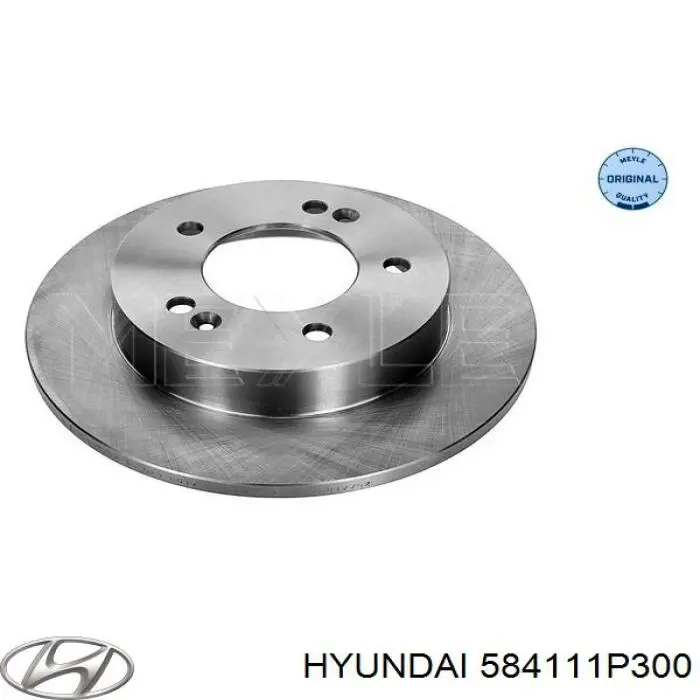 Задні дискові гальма Hyundai/Kia 584111P300 ціна, від 24.50 USD