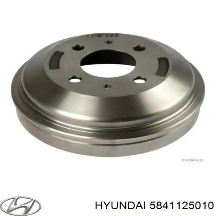 5841125010 Hyundai/Kia барабан гальмівний задній