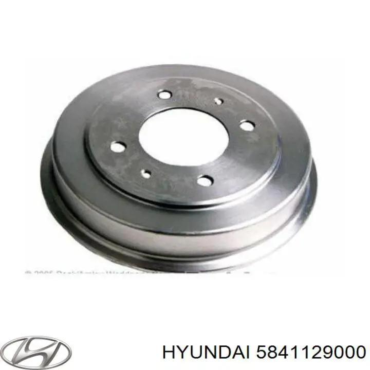 Барабан гальмівний задній Hyundai/Kia 5841129000