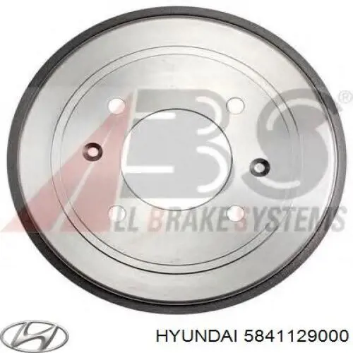 Барабан гальмівний задній Hyundai/Kia 5841129000 ціна, від 25.25 USD