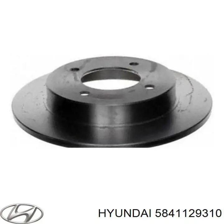 5841129310 Hyundai/Kia диск гальмівний задній
