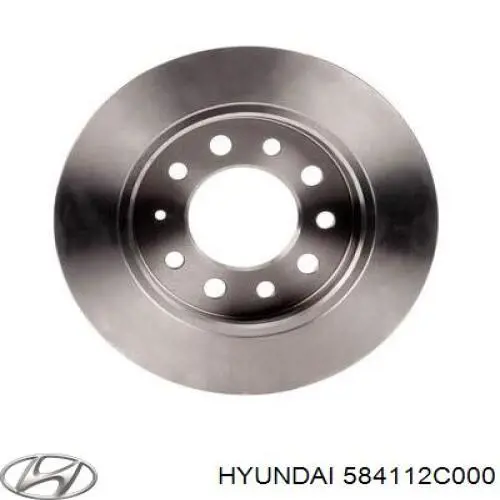 Задні дискові гальма Hyundai/Kia 584112C000 ціна, від 27.98 USD