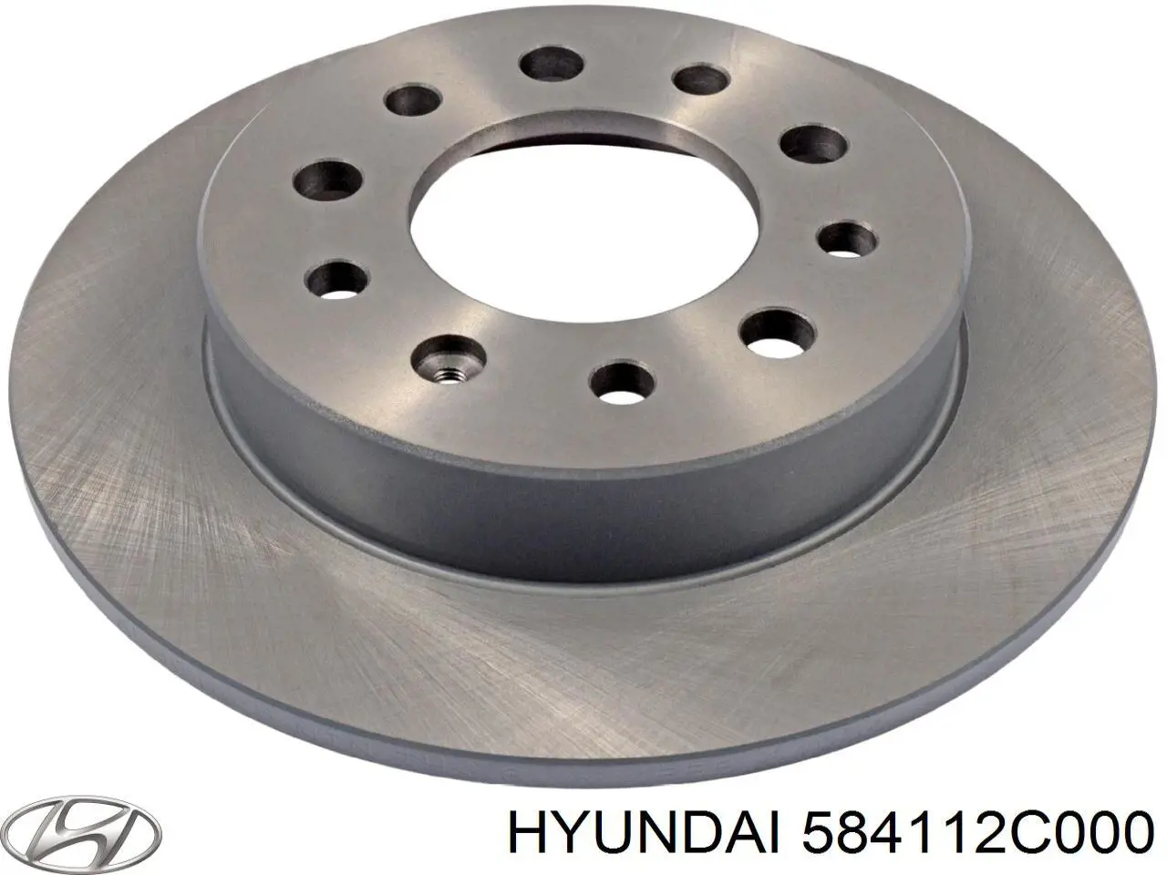 Диск гальмівний задній Hyundai/Kia 584112C000