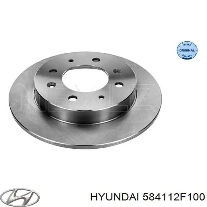 Задні дискові гальма Hyundai/Kia 584112F100 ціна, від 18.61 USD