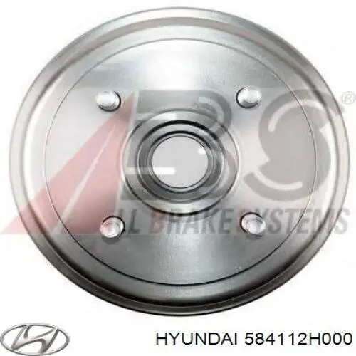 Hyundai/Kia барабан гальмівний задній